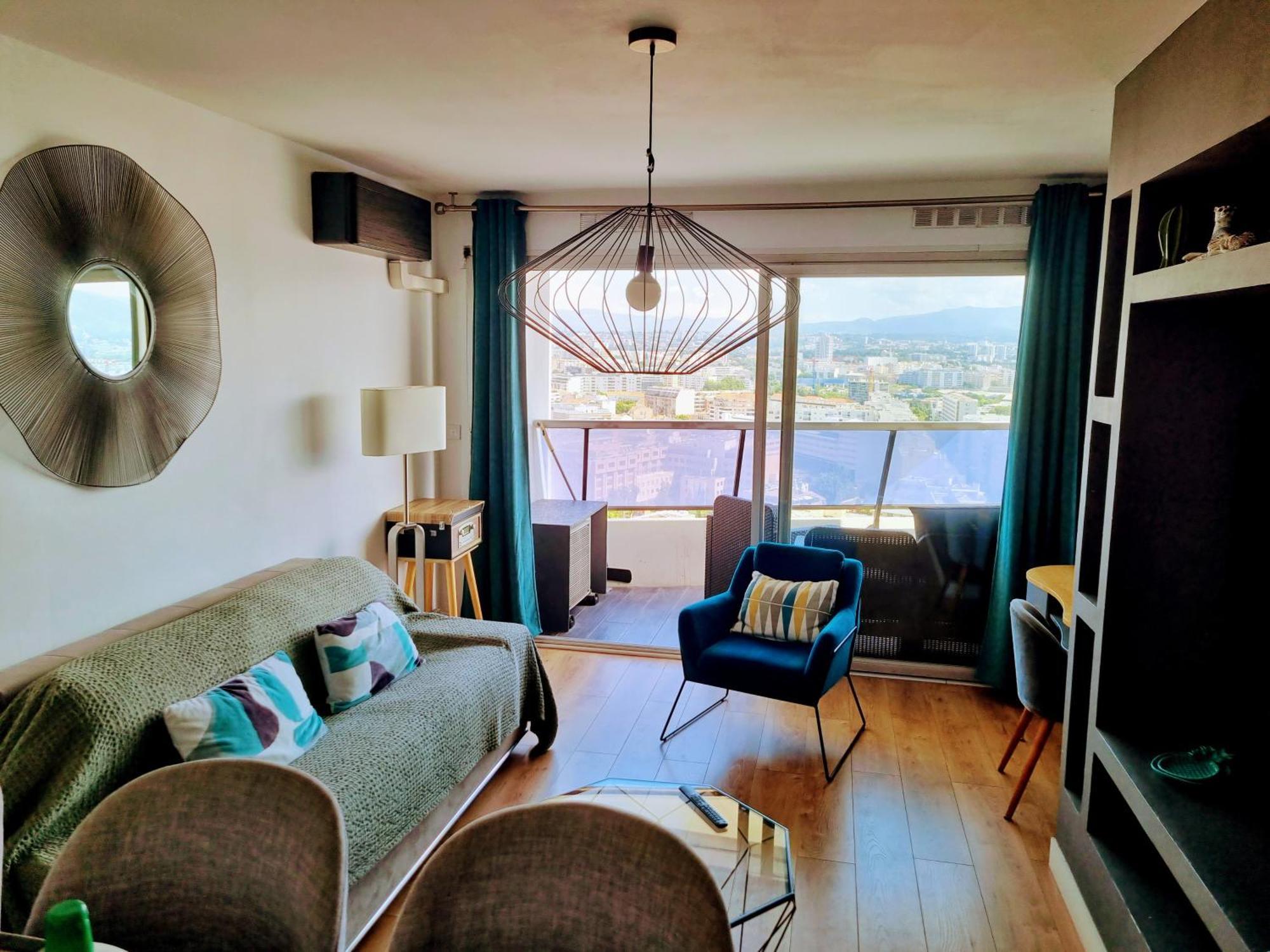 Appartement T2 Prado Chanot Plage Marsilya Dış mekan fotoğraf